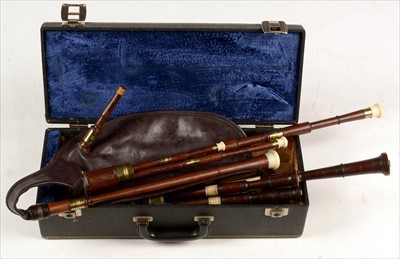 Lot 211 - Two sets of Scottish small pipes.