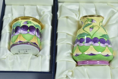 Lot 586 - Two Moorcroft enamels