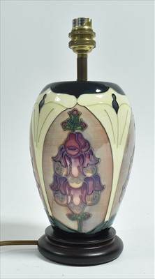 Lot 591 - Moorcroft lamp