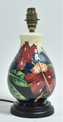 Lot 592 - Moorcroft lamp
