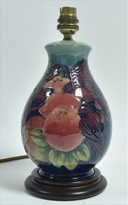 Lot 594 - Moorcroft lamp