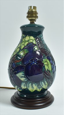 Lot 595 - Moorcroft lamp