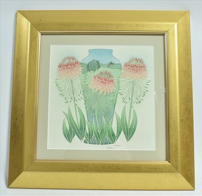 Lot 598 - Moorcroft watercolour