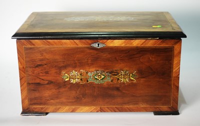 Lot 800 - Swiss 5 Bell cylinder musical box