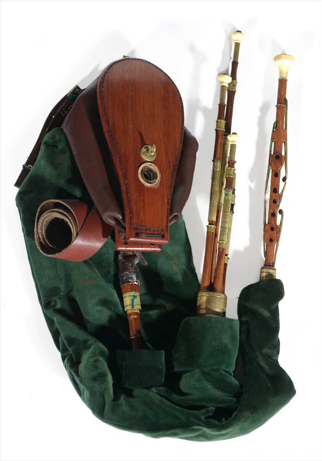 Lot 227 - Northumbrian small pipes by Bill Hedworth