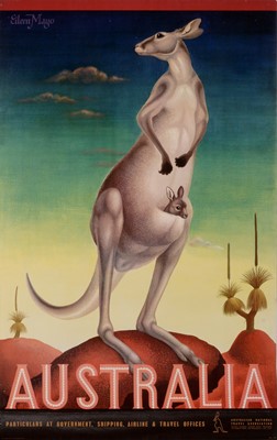 Lot 138 - Australia travel poster.