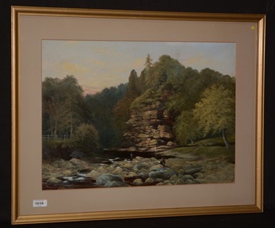 Lot 1019 - F* Dawson - oil.