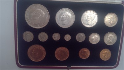 Lot 1112 - 1937 specimen set