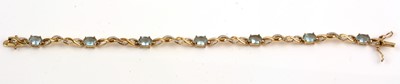 Lot 124 - Topaz bracelet