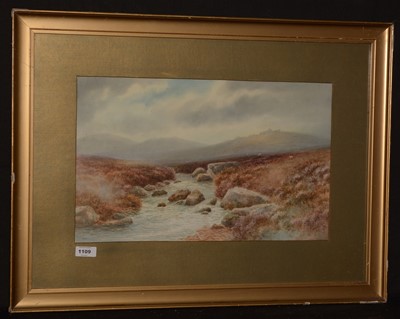 Lot 1109 - F* Parr - watercolour.
