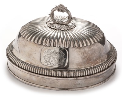 Lot 236 - Sheffield plate meat cover