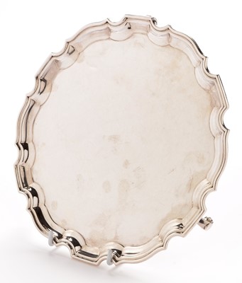 Lot 268 - Silver salver