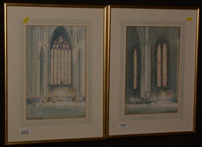 Lot 1155 - Victor Noble Rainbird - watercolours.