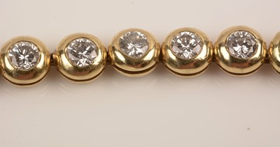 Lot 90 - Diamond line bracelet