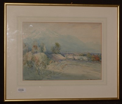 Lot 1115 - Victor Noble Rainbird - watercolour.