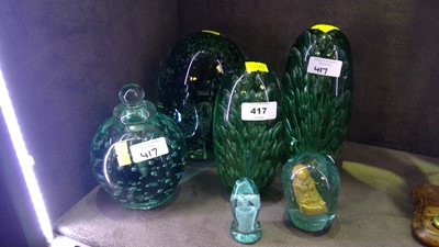 Lot 417 - Yorkshire dump paper weights