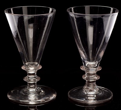 Lot 524 - Pair 19th Century rummers.