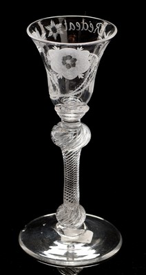 Lot 514 - Jacobite wine glass