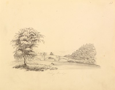 Lot 546 - A 19th Century album of drawings.