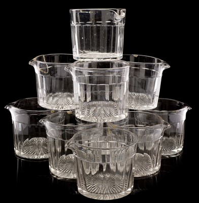 Lot 517 - Ten 19th century glass rinsers