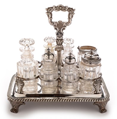 Lot 295 - Cruet stand
