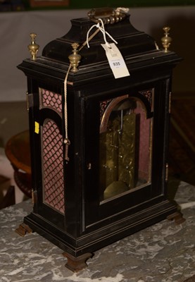 Lot 935 - Bracket clock