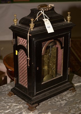 Lot 935 - Bracket clock
