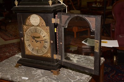 Lot 935 - Bracket clock
