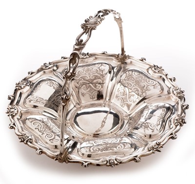 Lot 296 - Silver basket