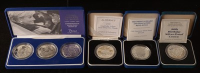 Lot 1089 - Silver proof crowns