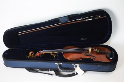 Lot 699 - Louis Lowendall Paganini model Violin