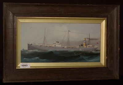 Lot 1093 - H* Crane - oil.