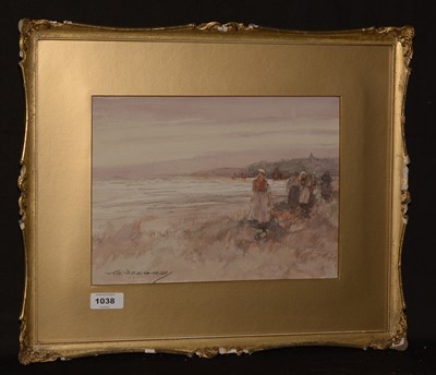 Lot 1038 - Victor Noble Rainbird - watercolour.