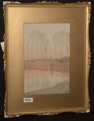 Lot 1073 - Victor Noble Rainbird - watercolour.
