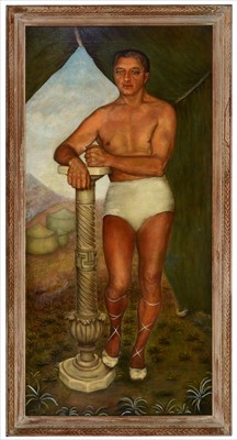 Lot 755 - 20th Century British School - oil.