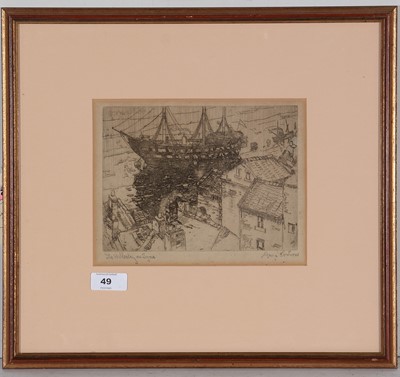 Lot 49 - George Edward Horton - etching.