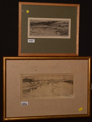 Lot 1126 - George Edward Horton - etchings.