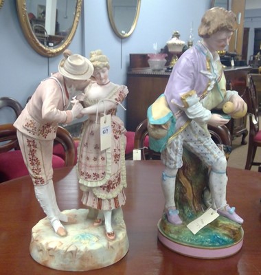 Lot 517 - bisque figures