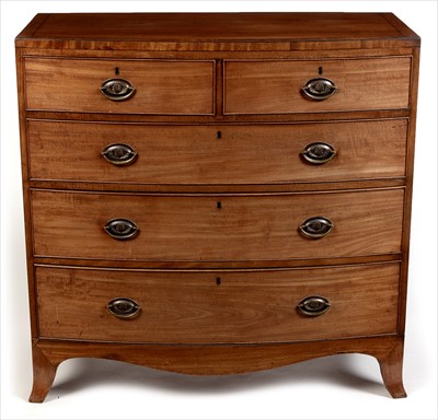 Lot 1179 - Regency chest of drawers