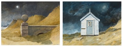 Lot 1376 - Charles Oakley - gouache.