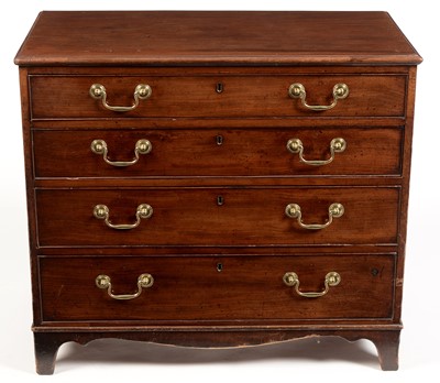 Lot 1049 - A George III chest of drawers