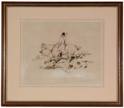Lot 559 - Henry Thomas Ryall after Sir Edwin Henry Landseer - drypoint etching
