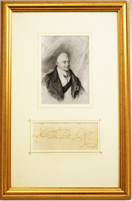 Lot 610 - William IV signature