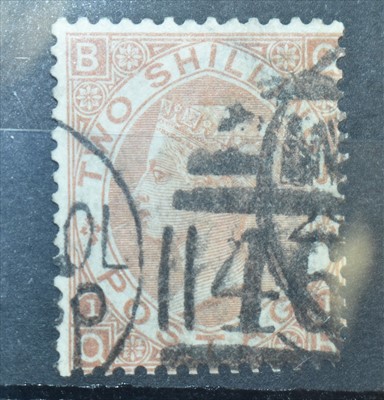 Lot 1152 - GB QV 2s brown