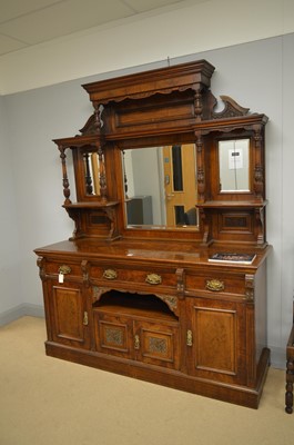 Lot 767 - Mirror back sideboard.