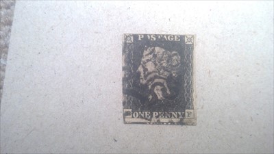 Lot 1162 - GB QV 1d black