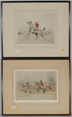 Lot 33 - Thomas Carr - etchings.