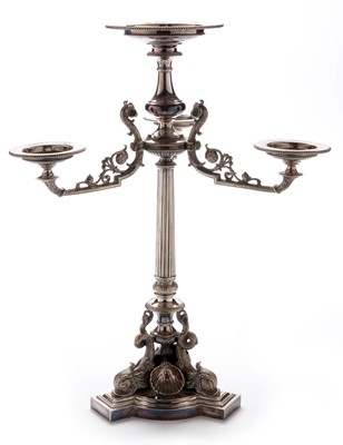 Lot 237 - Silver plated tazza