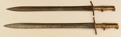 Lot 965 - Two 19th Century British Constabulary sword bayonets