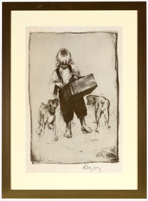 Lot 566 - After Harold Francis Riley - print.